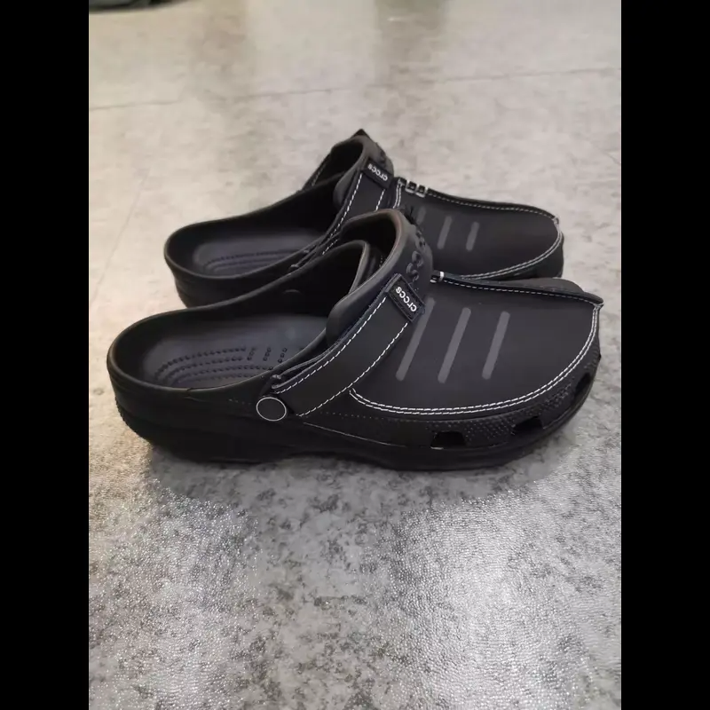 Men's Outdoor Crocs Slides slipper Casual Breathable Non-slip Beach Shoes Sandals